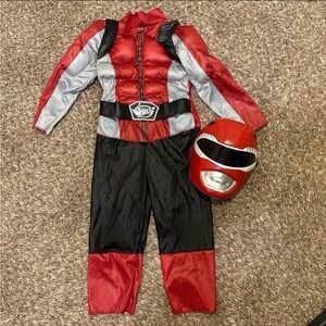 EUC Power ranger red ranger beast Morpher costume size 3T-4T